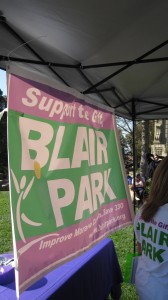 Blair Park banner