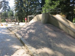 Dracena Park concrete slope